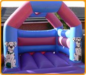 Bouncy castle with a Datamation theme
